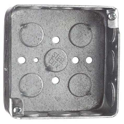 steel city 4 square deep box|steel city electrical supply.